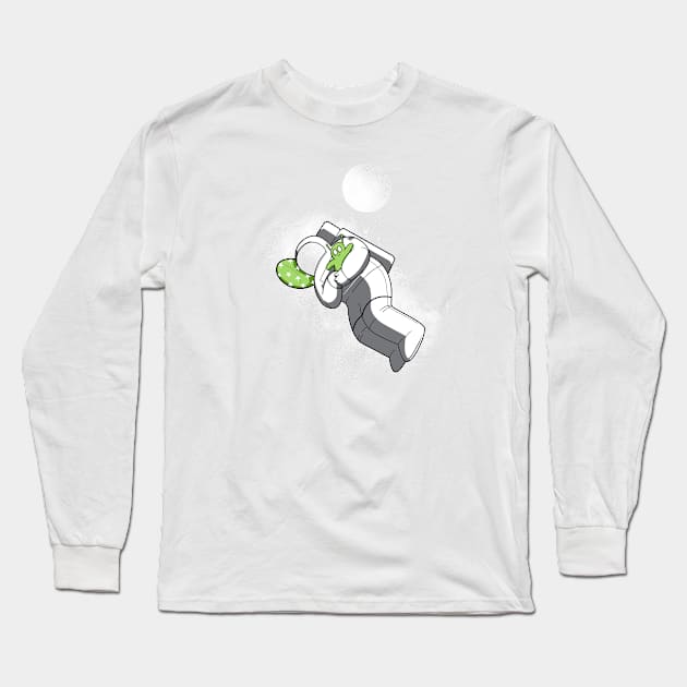 Space Nap Long Sleeve T-Shirt by pigboom